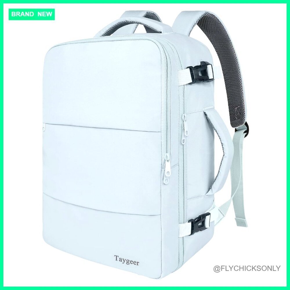 35L Travel Laptop Backpack with USB Port, Shoe Compartment, Airline Approved